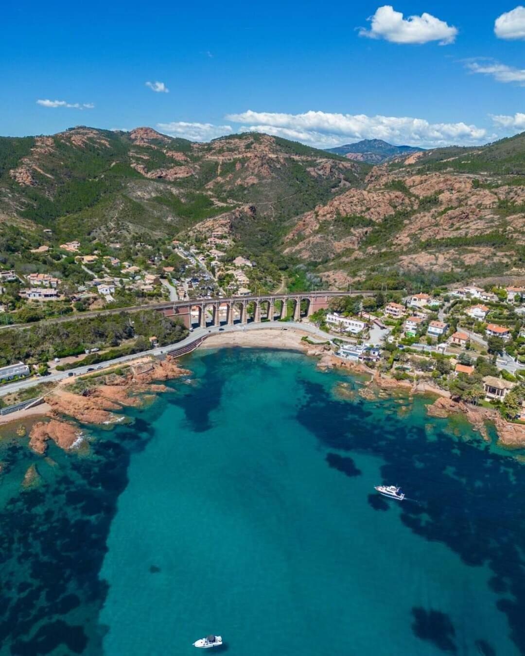 Petit Paradis Vue Mer- Plage Et Calanques A 3 Mn แซ็งต์-ราฟาเอล ภายนอก รูปภาพ