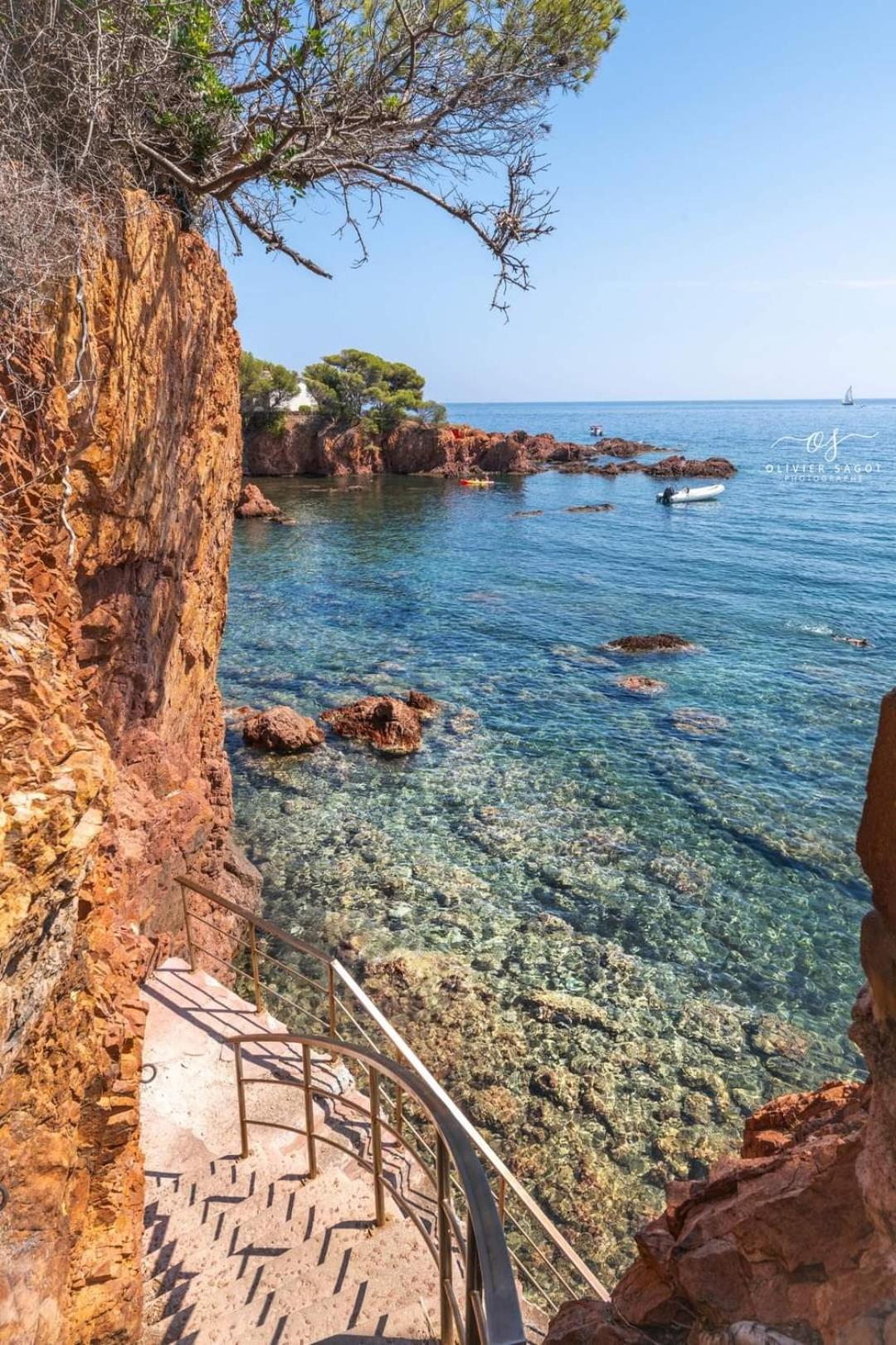Petit Paradis Vue Mer- Plage Et Calanques A 3 Mn แซ็งต์-ราฟาเอล ภายนอก รูปภาพ