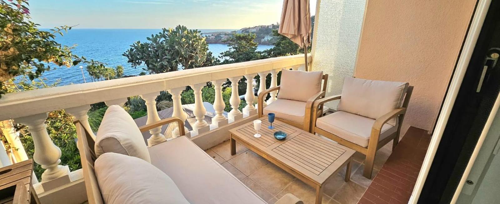 Petit Paradis Vue Mer- Plage Et Calanques A 3 Mn แซ็งต์-ราฟาเอล ภายนอก รูปภาพ